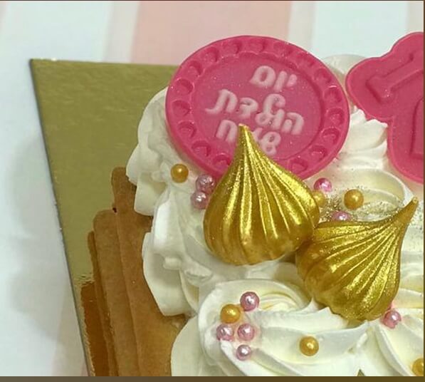 יום הולדת שמח עיגול כתב