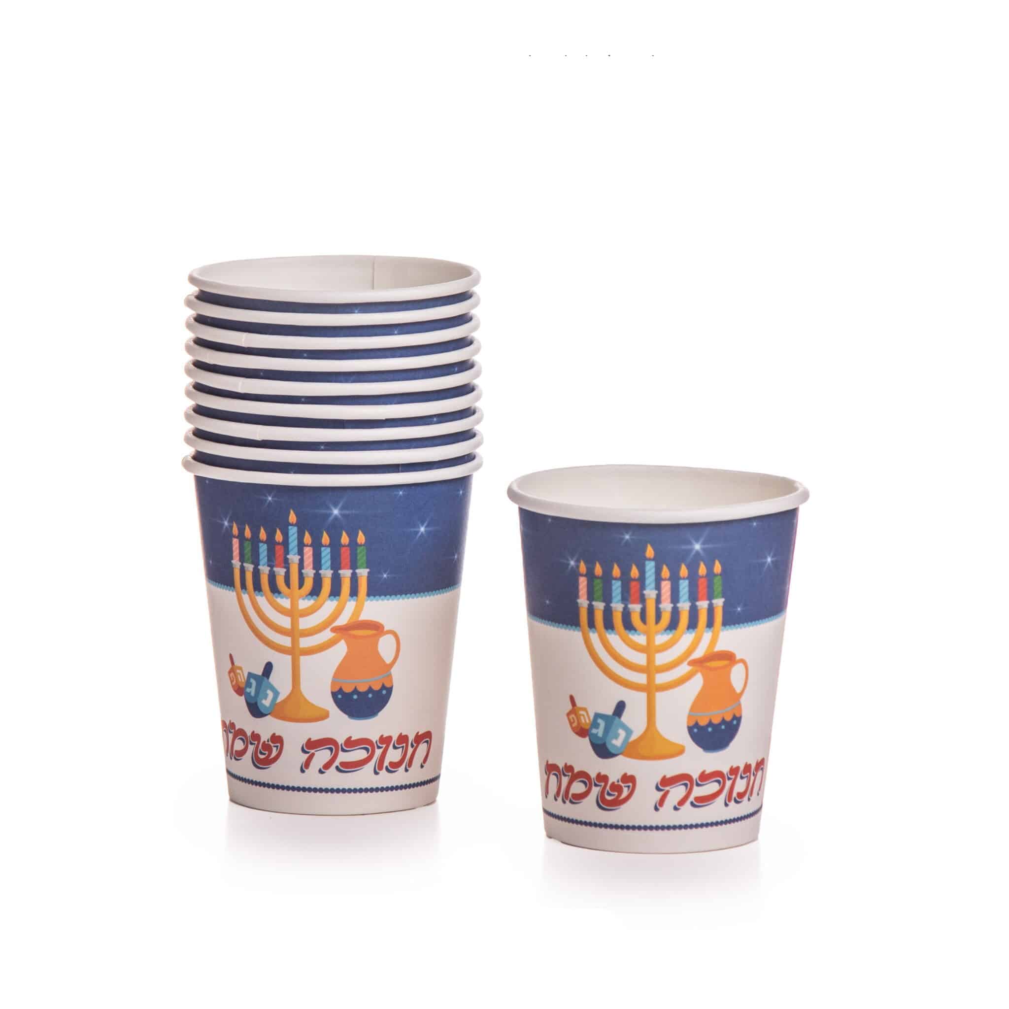 כוסות נייר צבועני